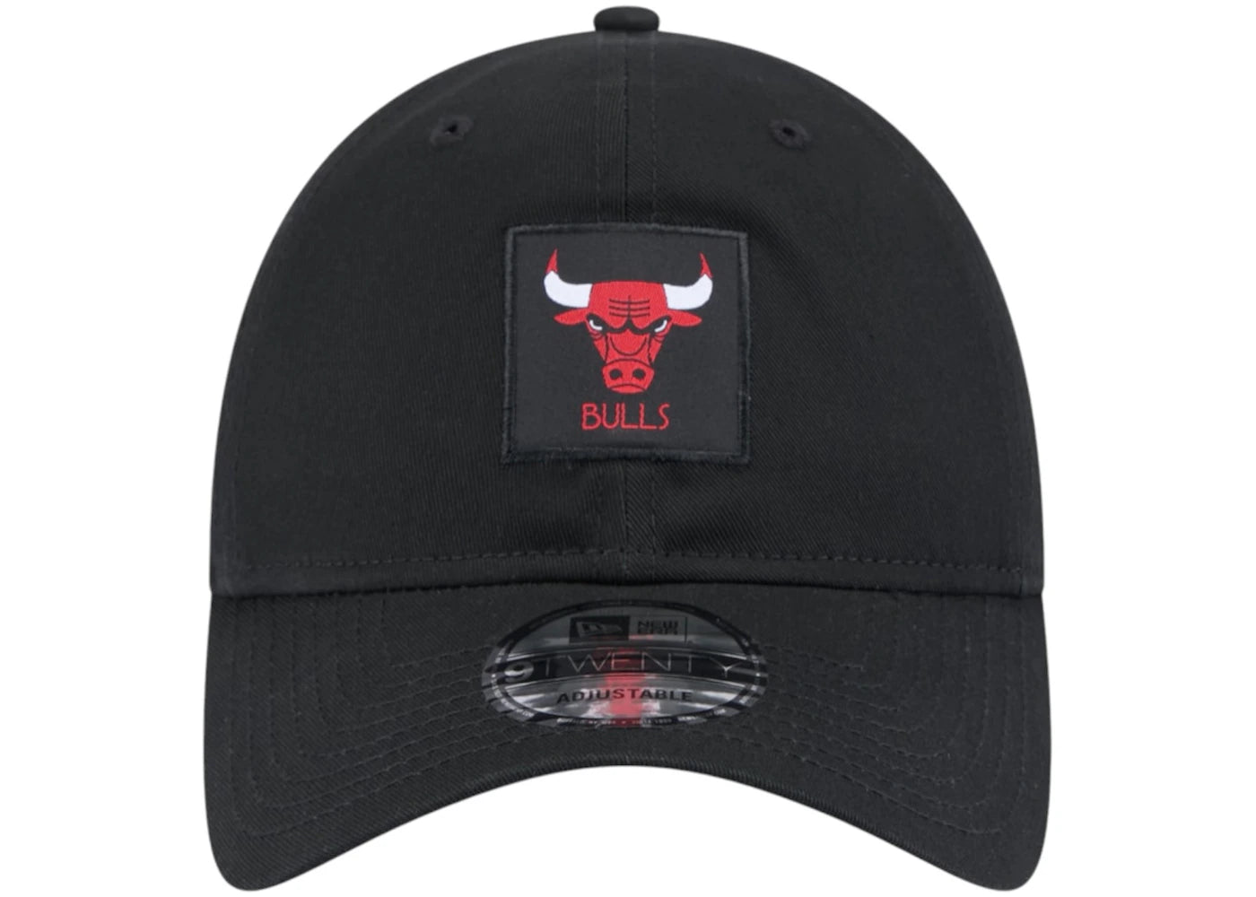 NBA Chicago Bulls New Era Victory Grove Patch 9Twenty Adjustable Hat Black