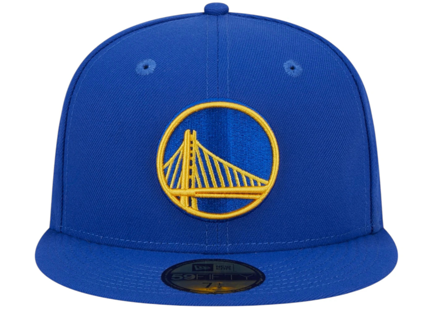 NBA Golden State Warriors New Era Rally Drive Side Patch 59Fifty Fitted Hat Royal Blue