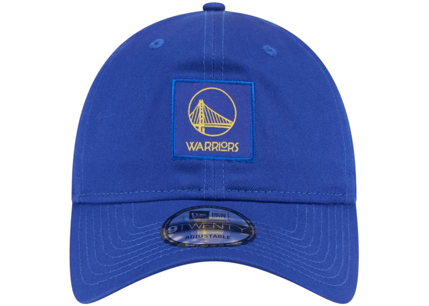 NBA Golden State Warriors New Era Victory Grove Patch 9Twenty Adjustable Hat Blue
