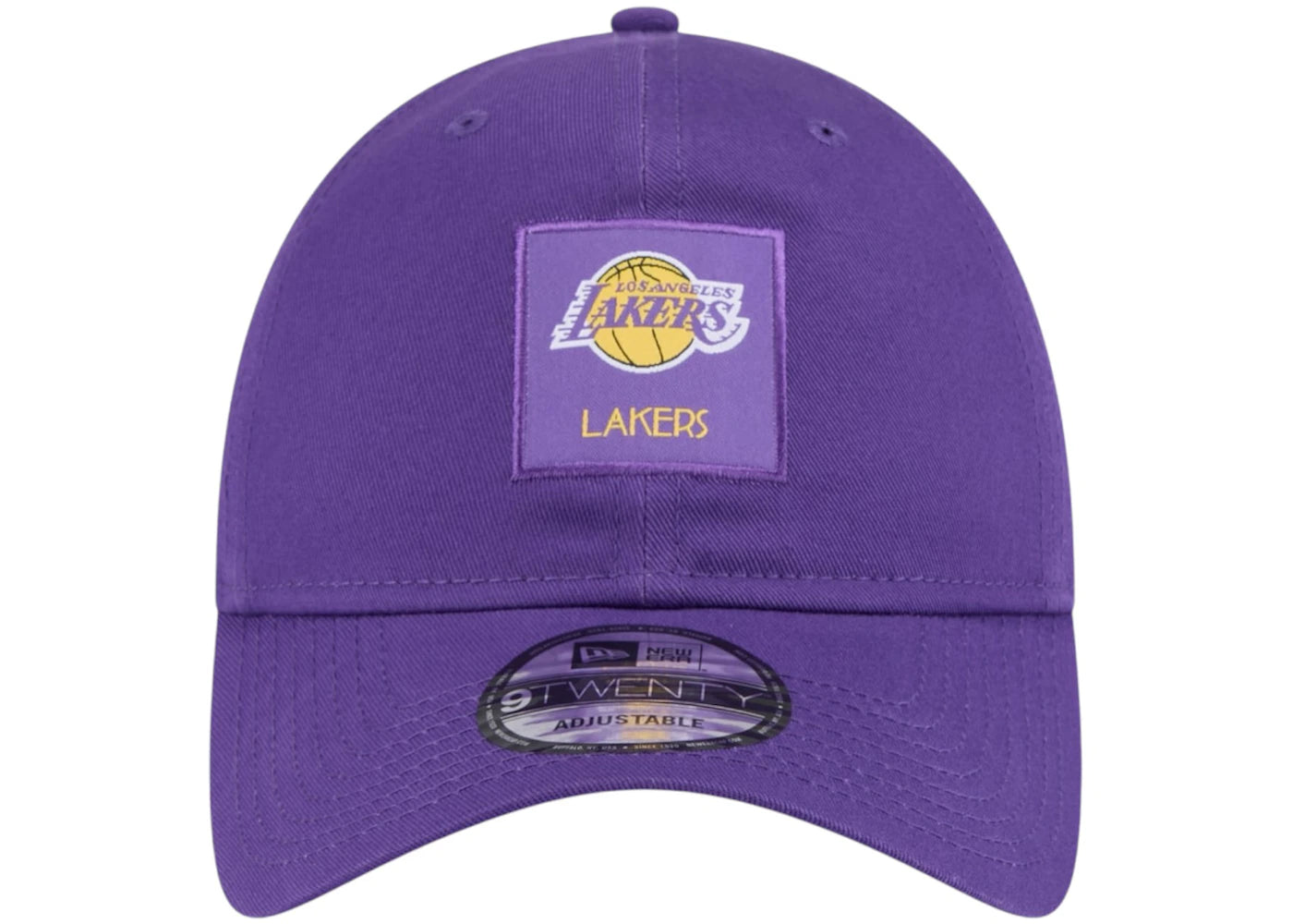 NBA Los Angeles Lakers New Era Victory Grove Patch 9Twenty Adjustable Hat Purple