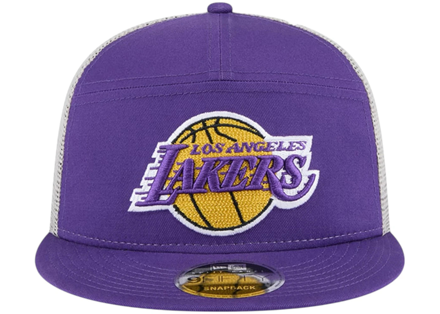 NBA Los Angeles Lakers New Era Victory Grove Split Panel 9Fifty Snapback Hat Purple