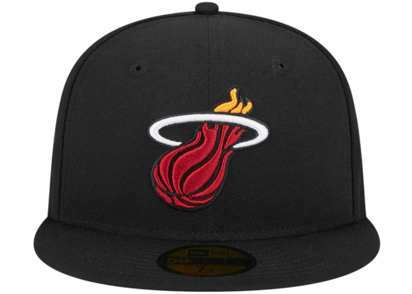 NBA Miami Heat New Era Rally Drive Side Patch 59Fifty Fitted Hat Black