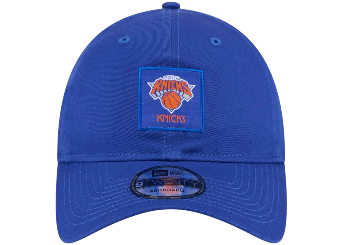 NBA New York Knicks New Era Victory Grove Patch 9Twenty Adjustable Hat Blue