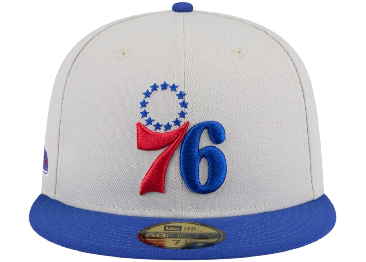 NBA Philadelphia 76Ers New Era Victory Grove Vintage Sidepatch Sneaker 59Fifty Fitted Hat Multicolor