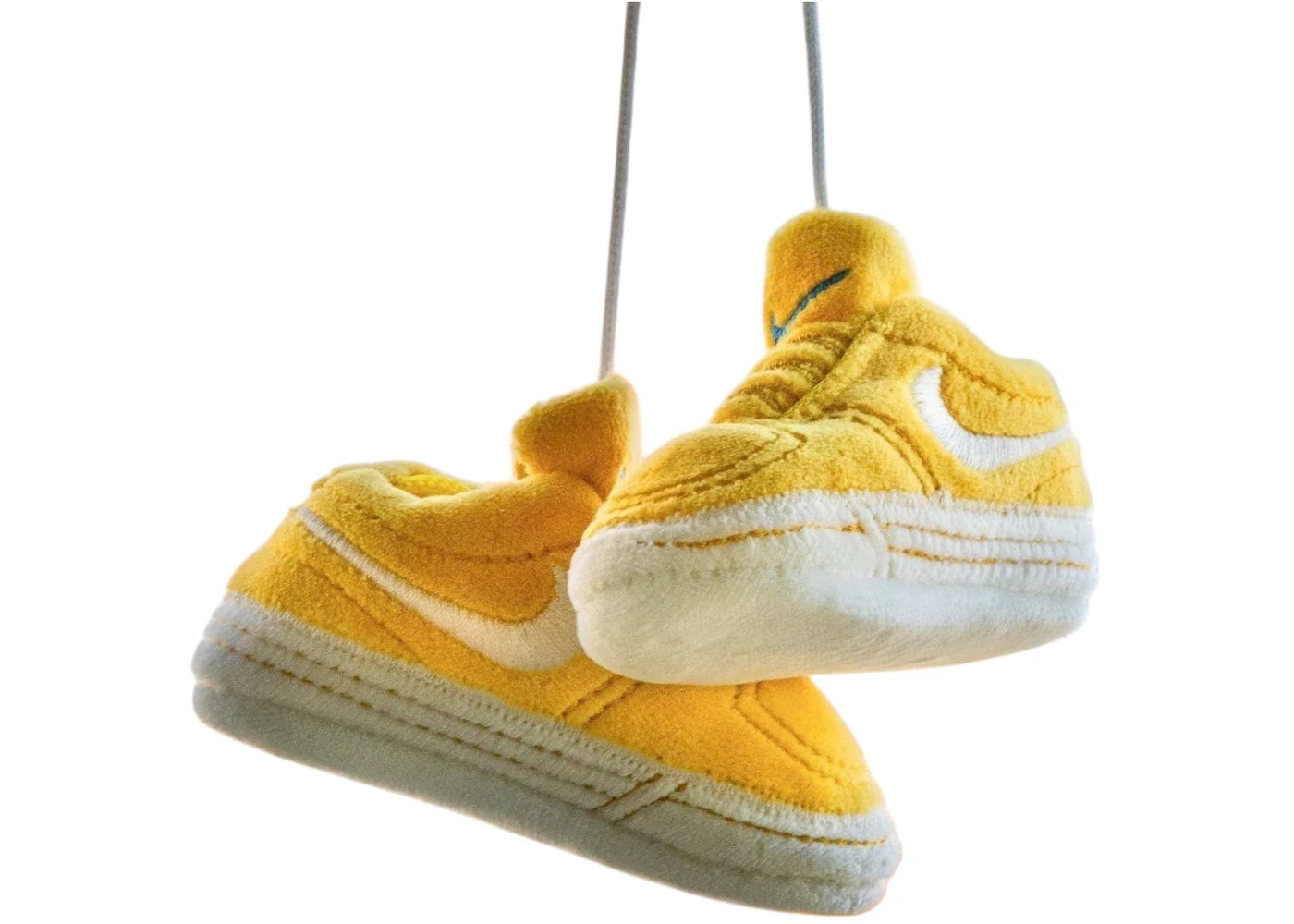 NBA Phoenix Suns Devin Booker SGA Gold Leaf Rearview Mirror Fuzzy Hanging Shoes