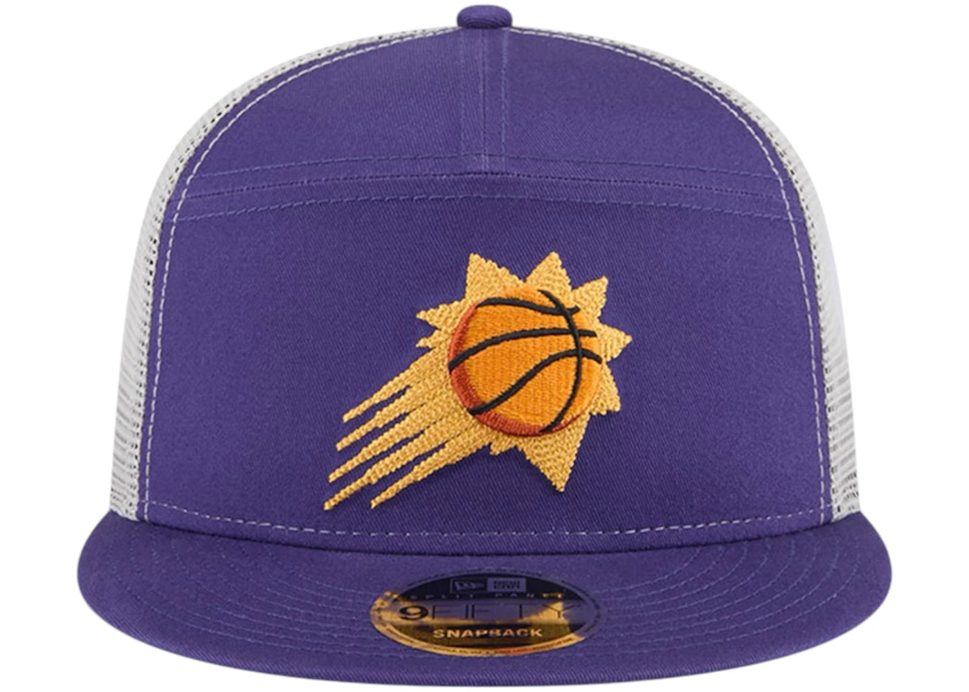 NBA Phoenix Suns New Era Victory Grove Split Panel 9Fifty Snapback Hat Purple