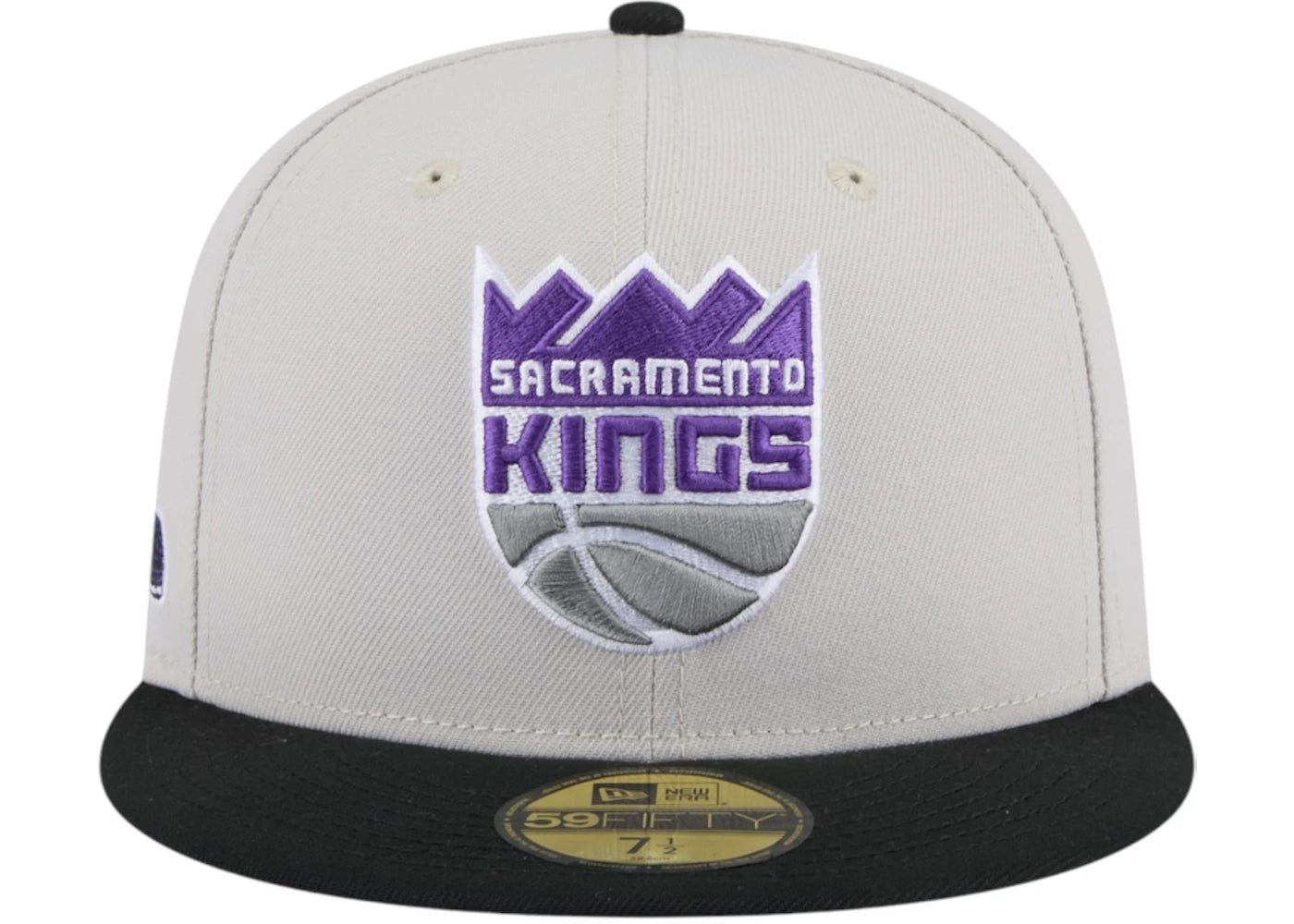 NBA Sacramento Kings New Era Victory Grove Vintage Sidepatch Sneaker 59Fifty Fitted Hat Multicolor