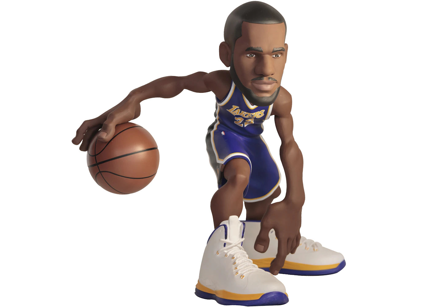 NBA Small Stars LeBron James Action Figure Lakers 2019-20 Jersey Purple