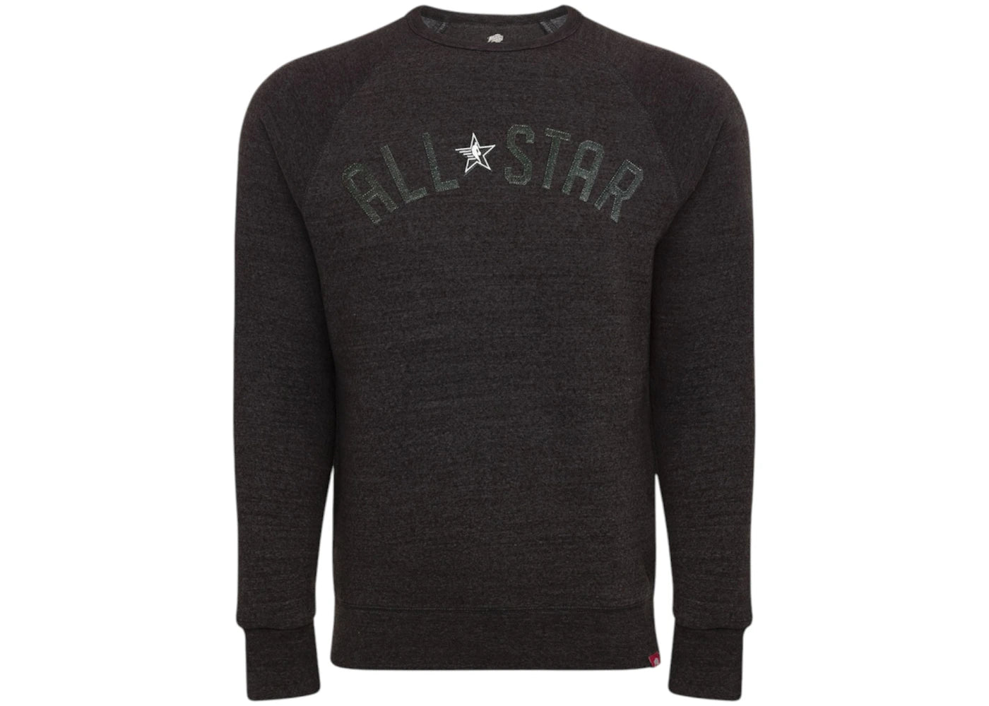 NBA Sportiqe 2024 All-Star Game Harmon Raglan Tri-Blend Pullover Sweatshirt Black