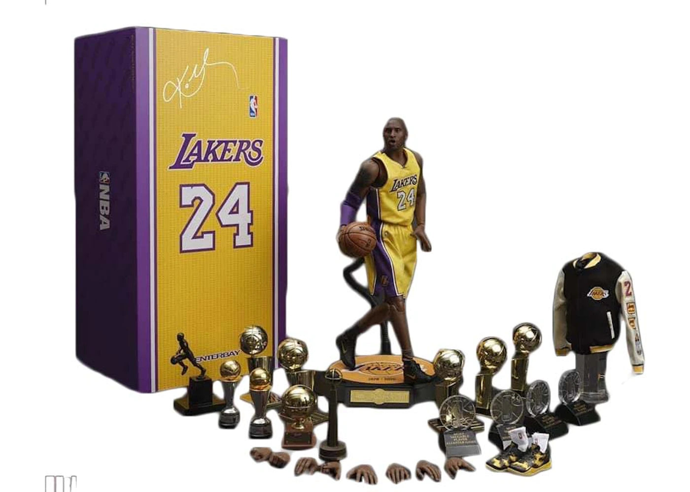 Enterbay 1/6 Real Masterpiece : NBA Collection - Kobe Bryant 4.0 Action Figure (RM-1036)