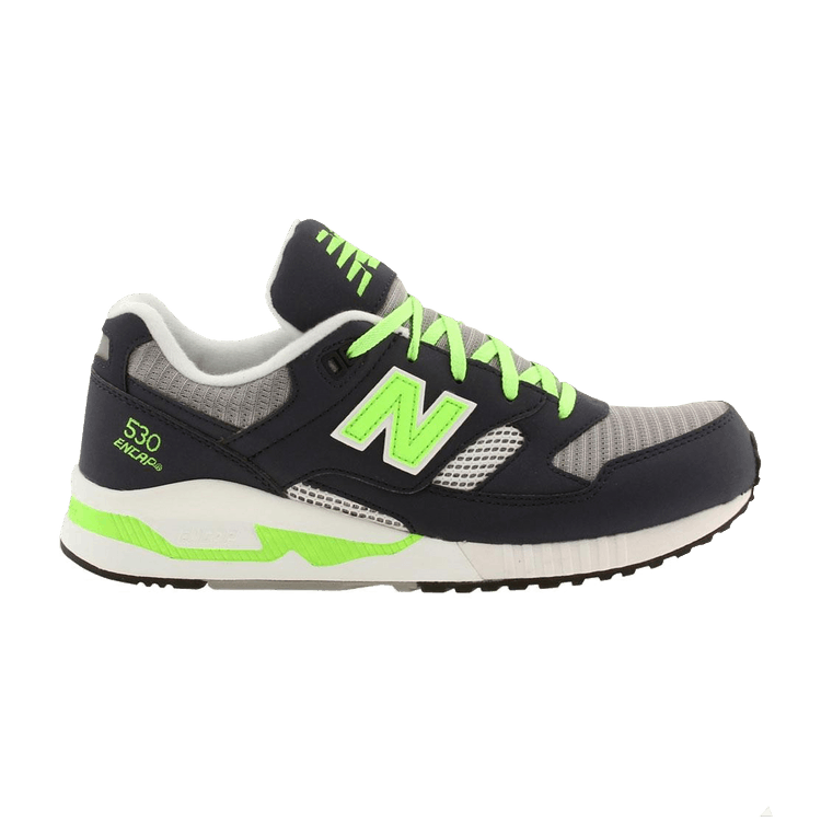 New Balance 530 Navy Neon Green