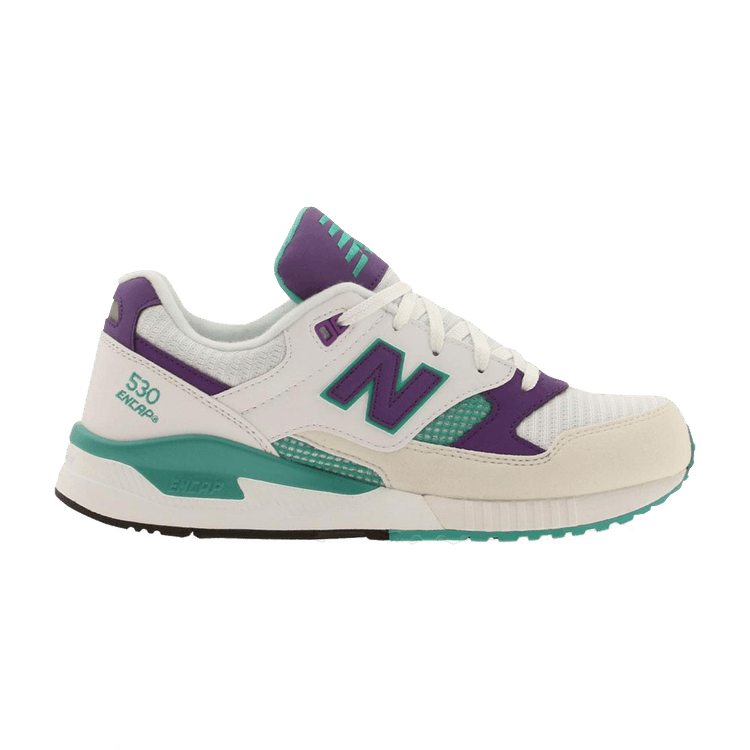 New Balance 530 White Purple Teal