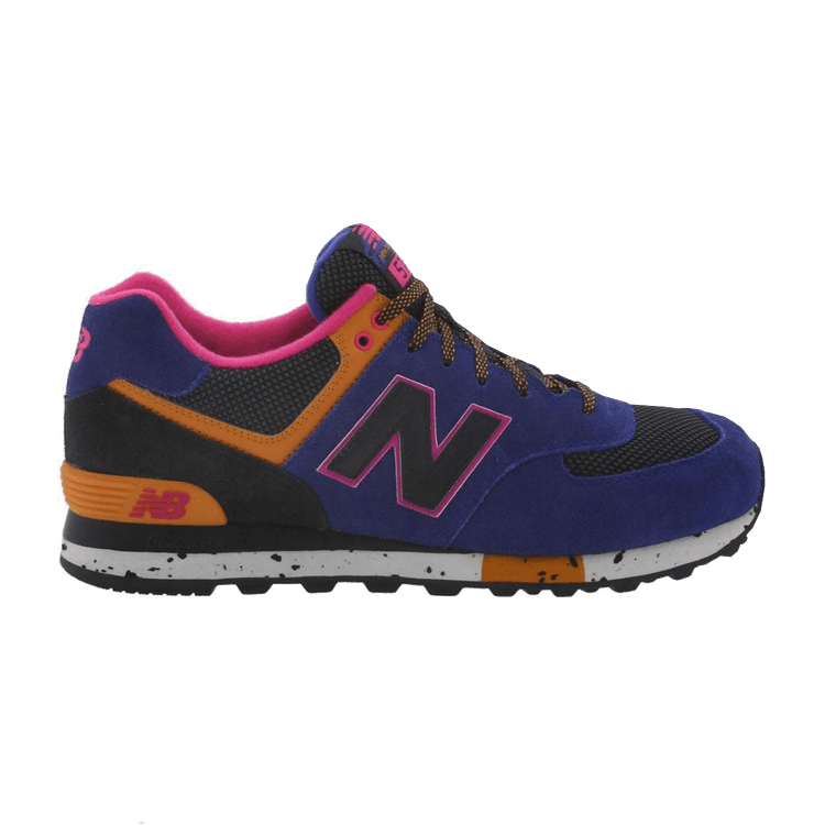 New Balance 574 Blue Pink Orange