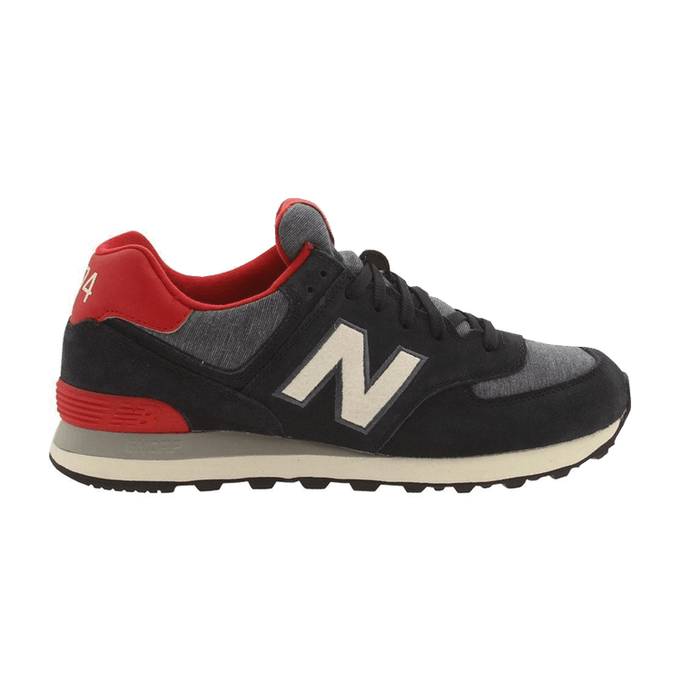 New Balance 574 Navy Red Grey