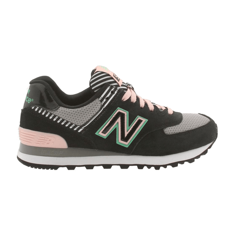 New Balance 574 Black Pink (Women's)