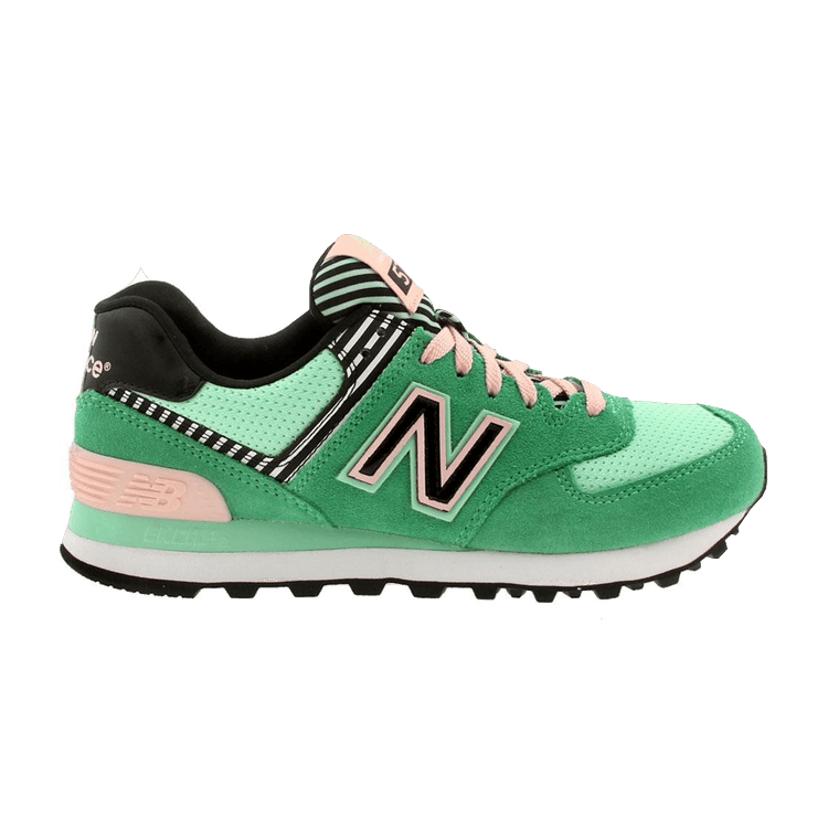 New Balance 574 Green Slate Peridot Green (Women's)