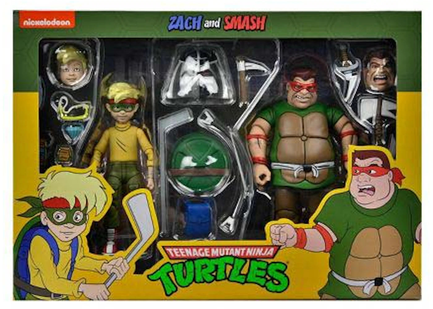 NECA Teenage Mutant Ninja Turtles (Cartoon) Zach & Smash Action Figure 2-Pack