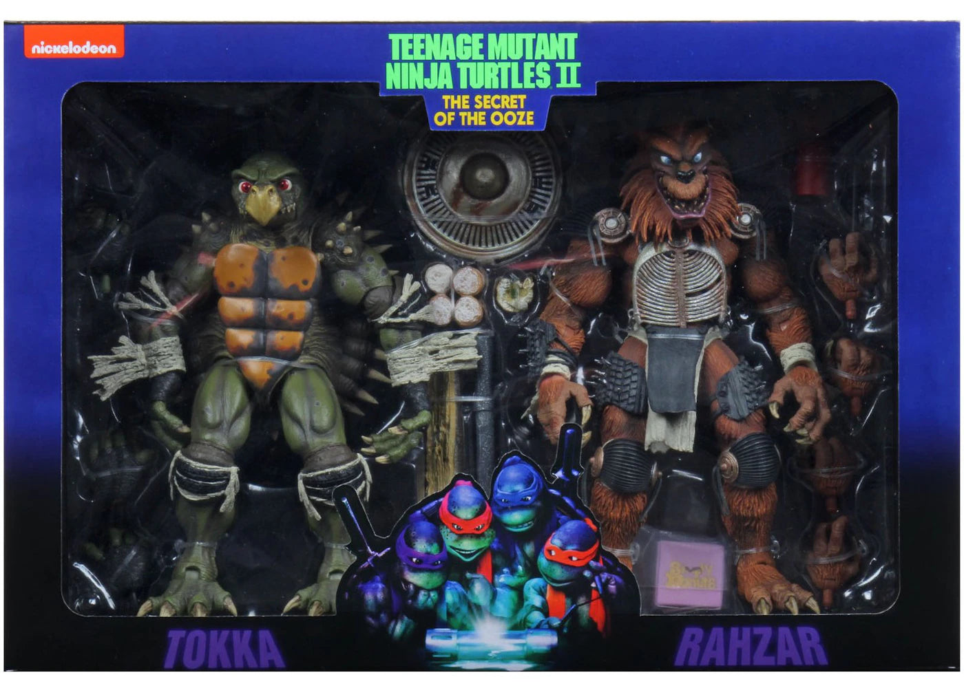 NECA Teenage Mutant Ninja Turtles Tokka and Rahzar (Secret of the Ooze) Action Figure