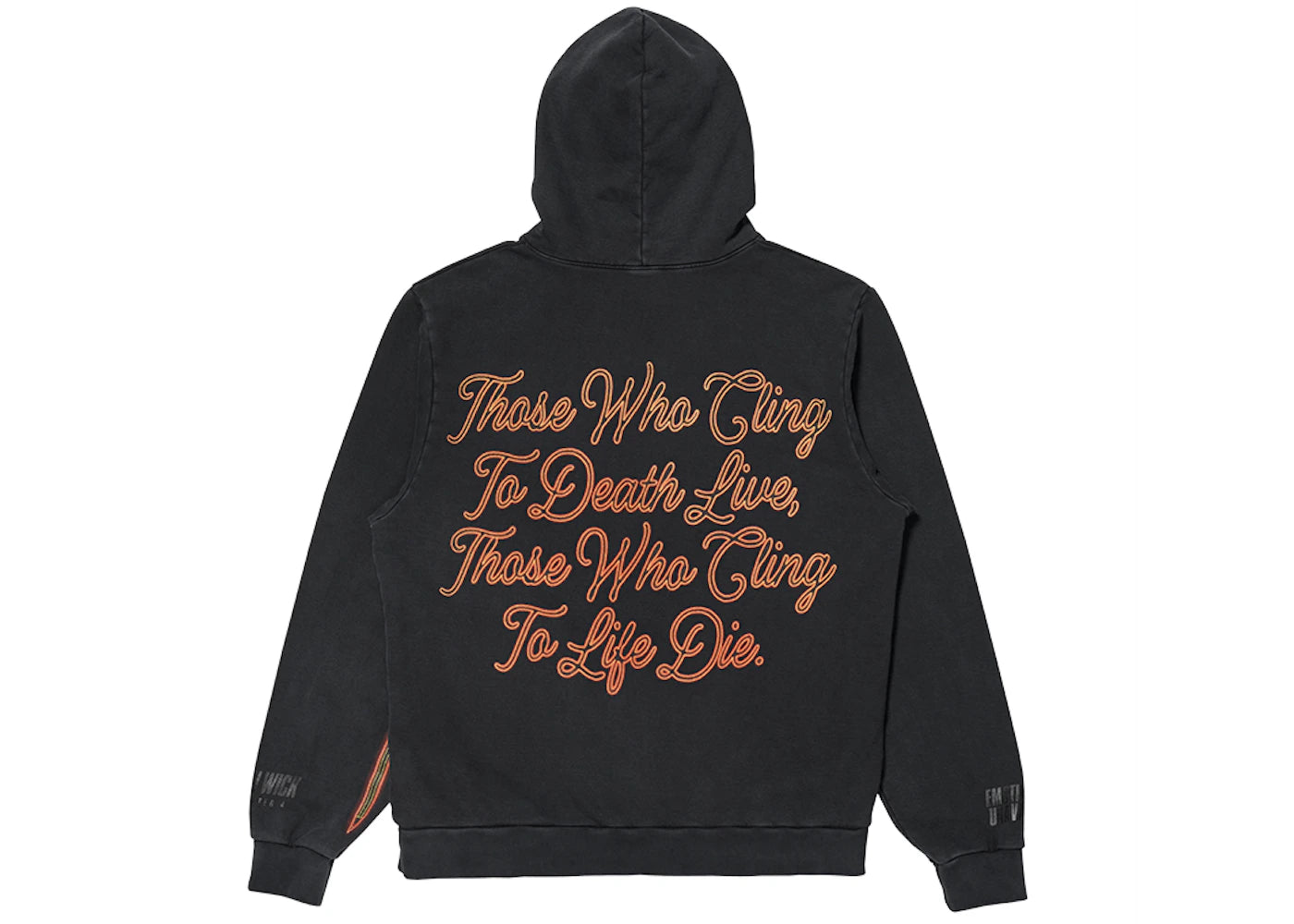 NTWRK John Wick: Chapter 4 x Emotionally Unavailable Neon-Underground Hoodie Black