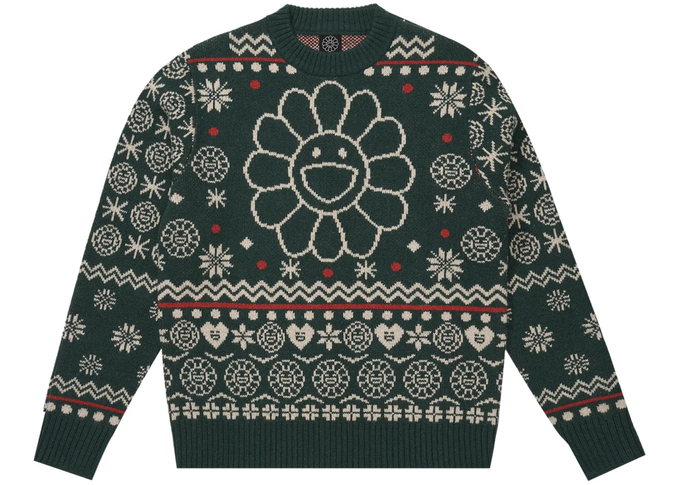 NTWRK TMKK Holiday Sweater Green