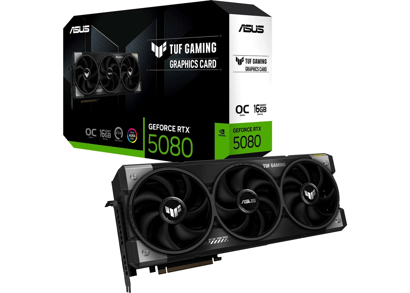 NVIDIA ASUS GeForce RTX 5080 TUF GAMING OC 90YV0M30-M0NA00