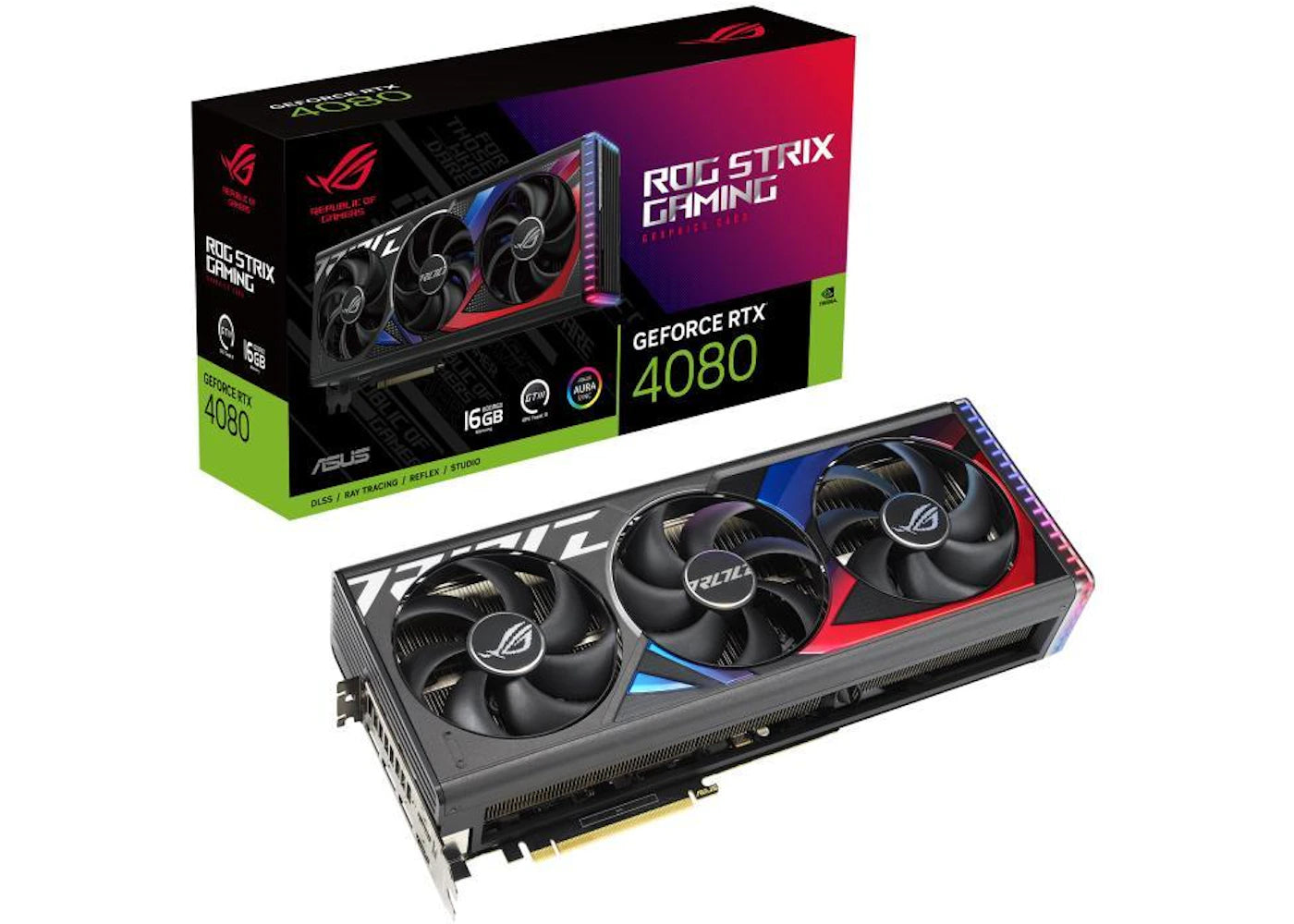 NVIDIA ASUS ROG GeForce RTX 4080 16GB Graphics Card ROG-STRIX-RTX4080-16G-GAMING