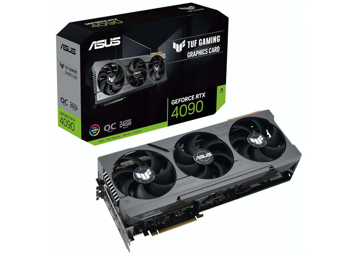NVIDIA ASUS TUF Gaming GeForce RTX 4090 24G OC Graphics Card 90YV0IE0-M0NA00 / 90YV0IE0-M0AA00