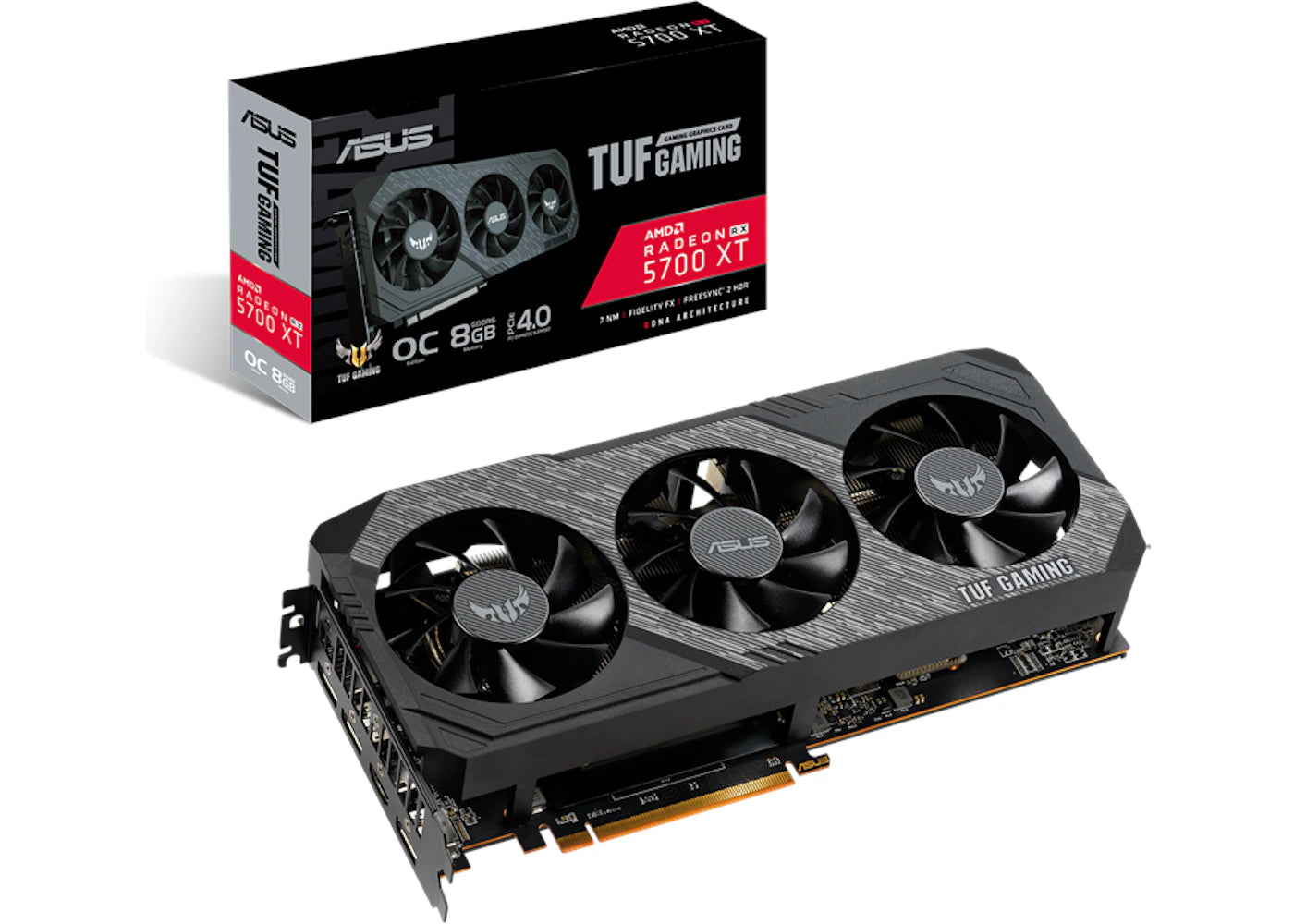 NVIDIA ASUS TUF Gaming X3 Radeon RX 5700 XT 8GB OC Graphics Card (TUF 3-RX5700XT-O8G-GAMING)