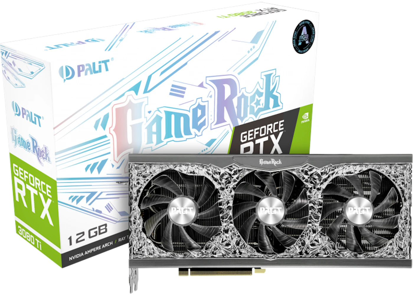 NVIDIA Palit GeForce RTX 3080 Ti GameRock 12G Graphics Card (NED308T019KB-1020G)