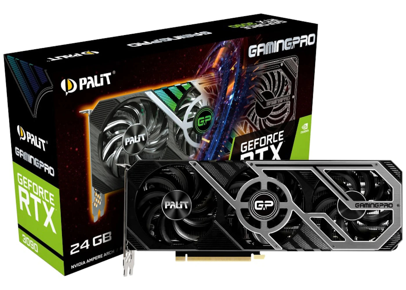 NVIDIA Palit GeForce RTX 3090 GamingPro 24GB Graphics Card (NED3090019SB-132BA)