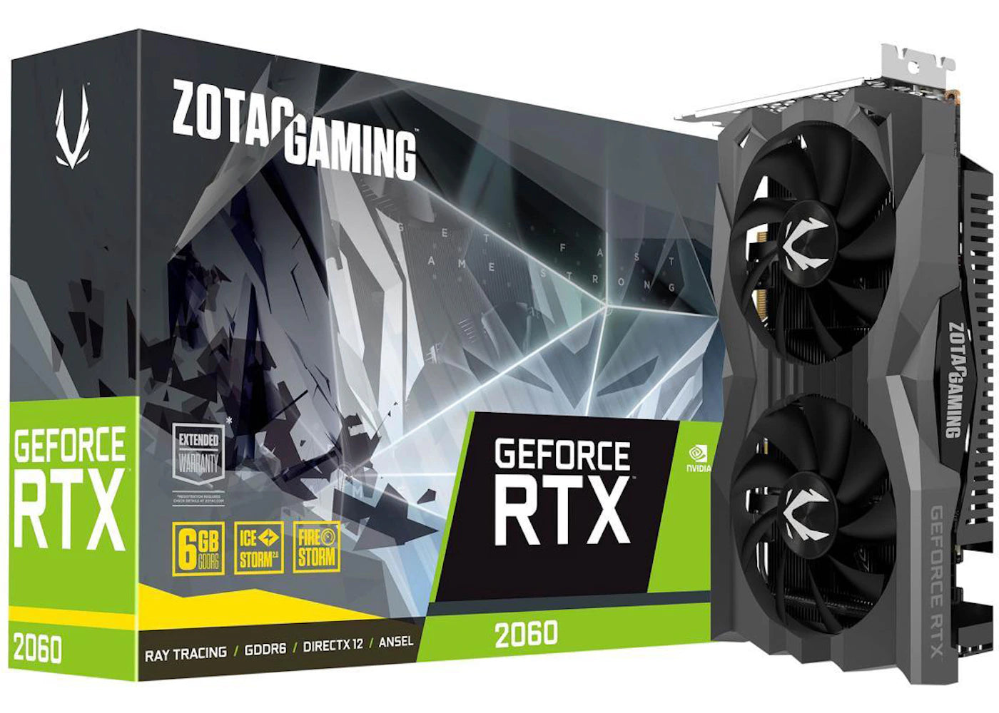 NVIDIA ZOTAC GAMING GeForce RTX 2060 6G Graphics Card (ZT-T20600H-10M)