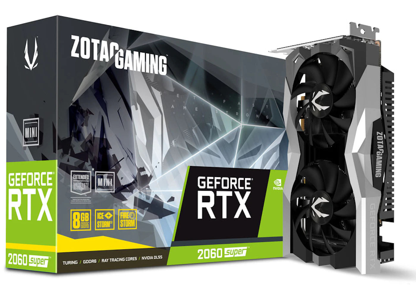NVIDIA ZOTAC GAMING GeForce RTX 2060 SUPER MINI 8G Graphics Card (ZT-T20610E-10M)