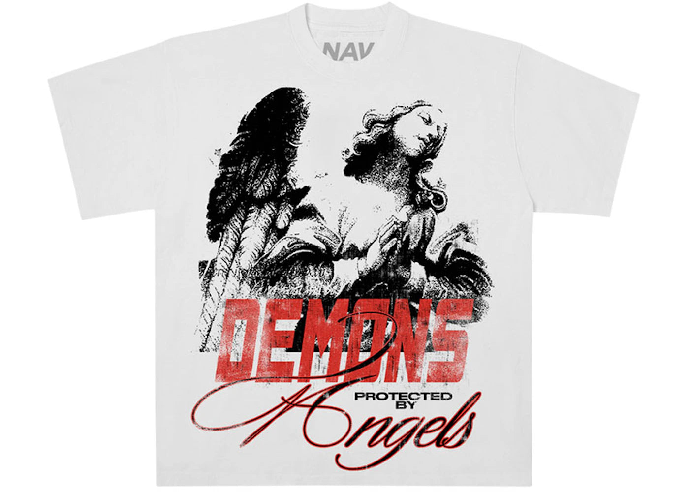 Nav x Itami DPBA Statue T-shirt White