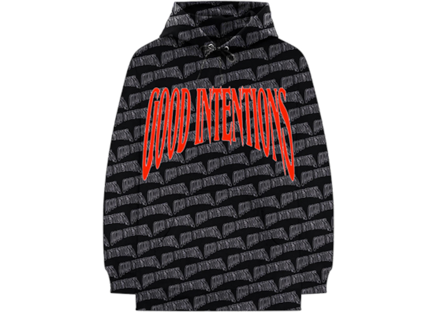 Nav x Vlone All Over Hoodie Black