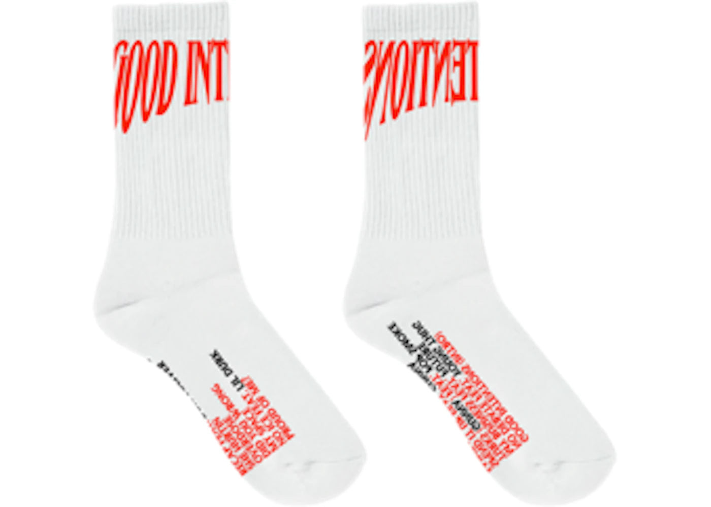 Nav x Vlone Good Intentions Socks White