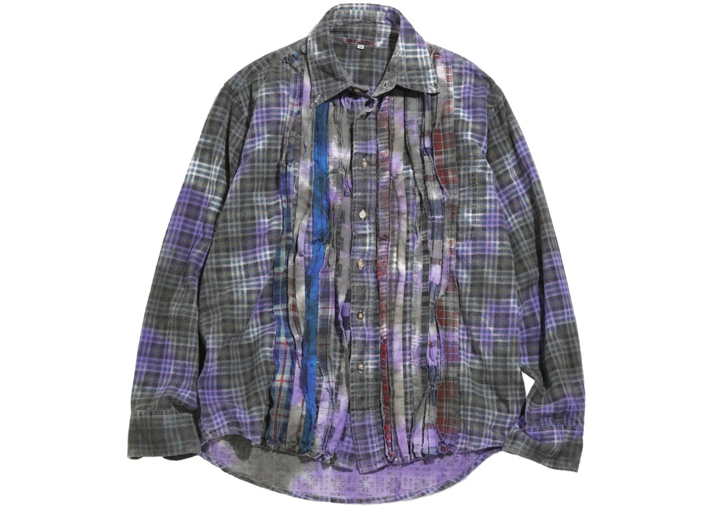 Needles Flannel Ribbon Button Down Shirt Multicolor