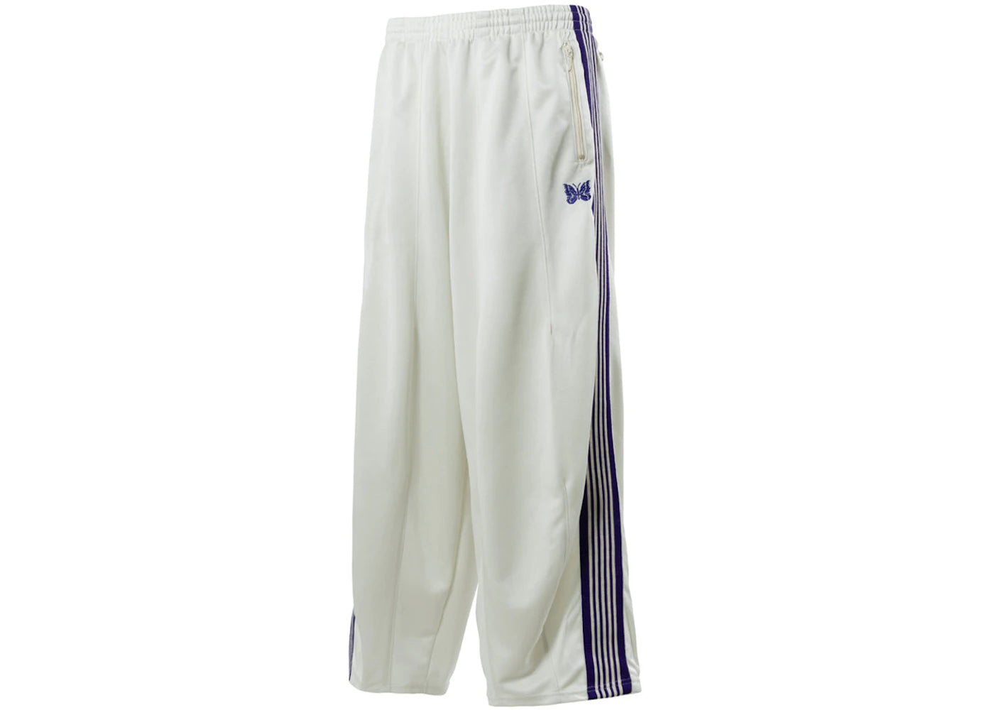 Needles HD Track Pants Ice White