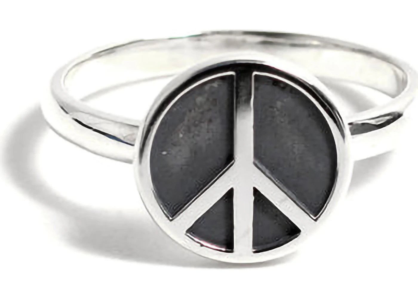 Needles Peace Ring Silver