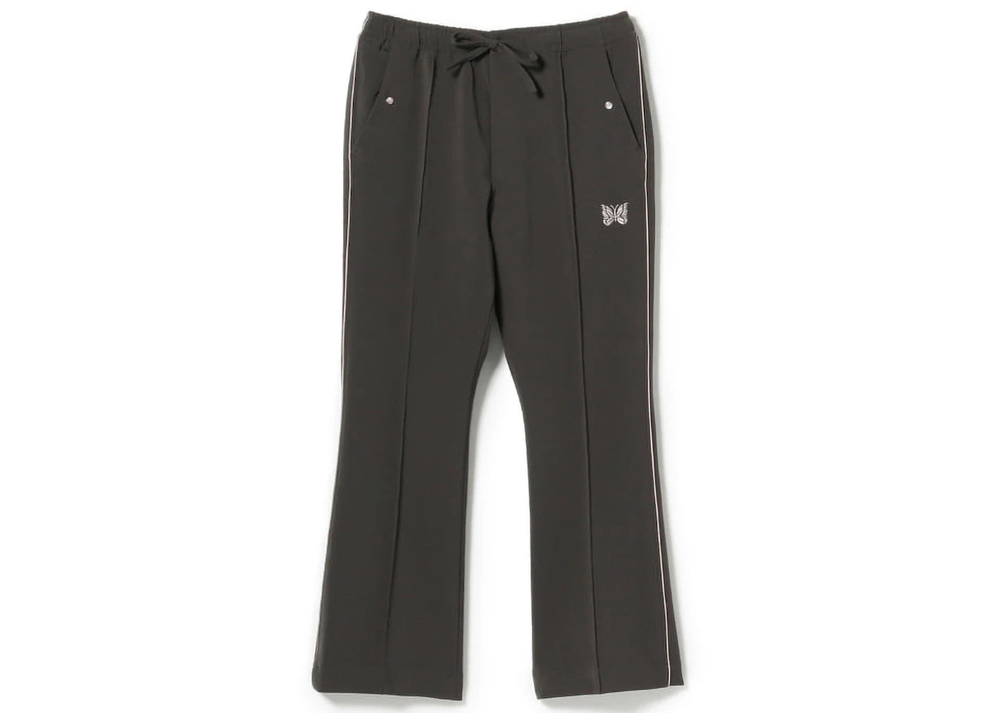 Needles Piping Cowboy Pant Double Cloth Pants Charcoal