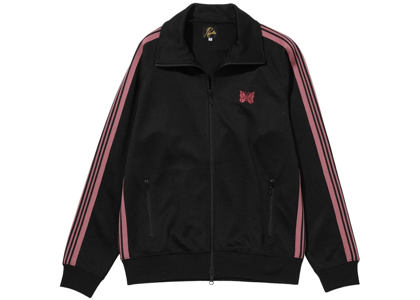 Needles Track Jacket Black/Pink