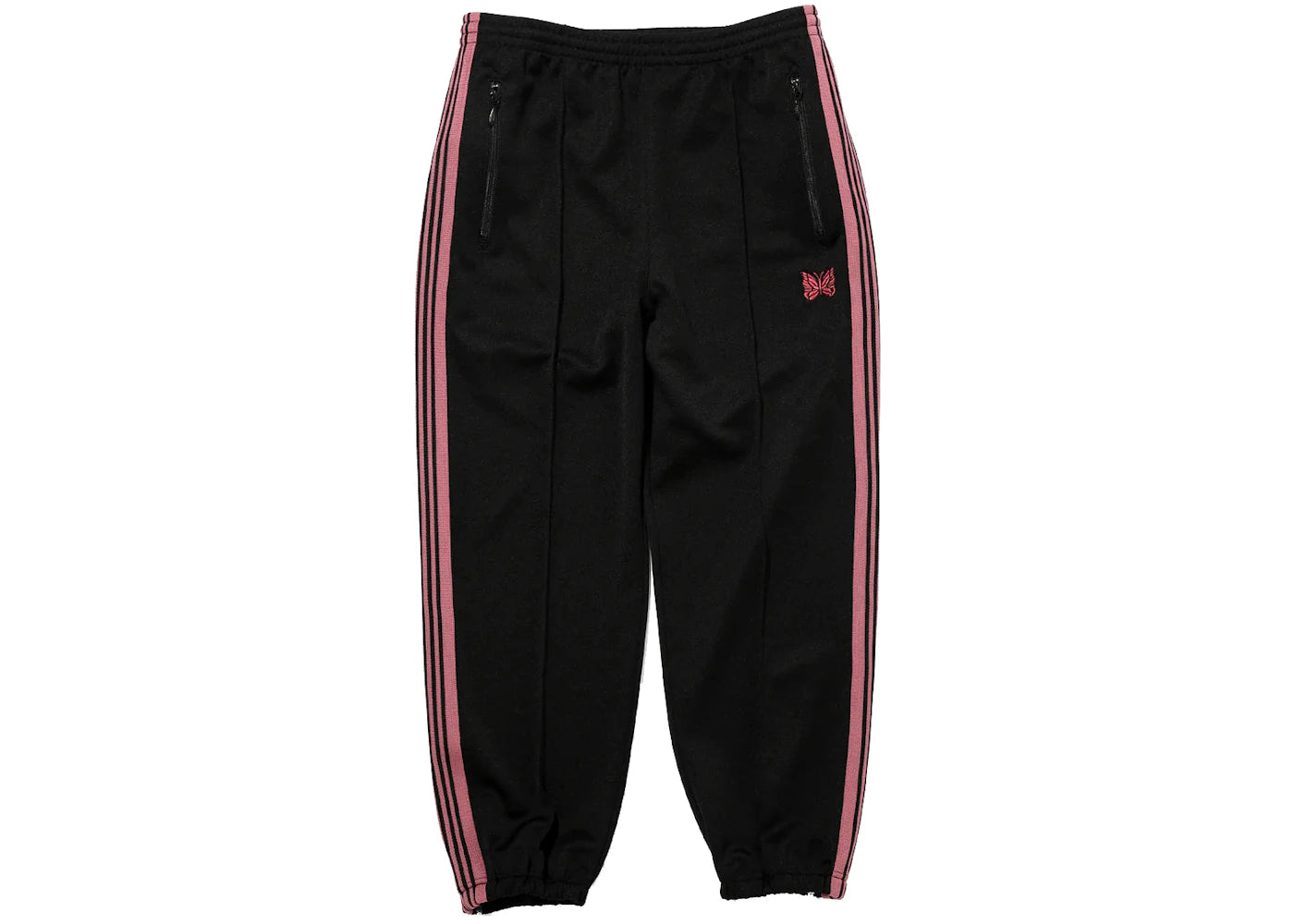 Needles Zipped Track Pants Black/Pink