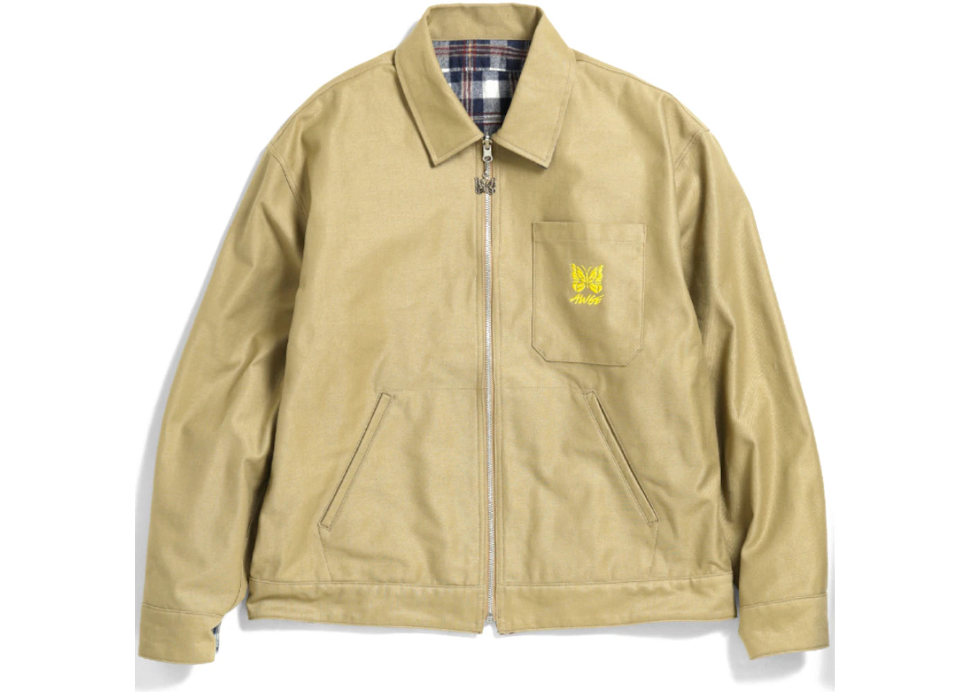 Needles x AWGE Reversible Work Jacket Beige