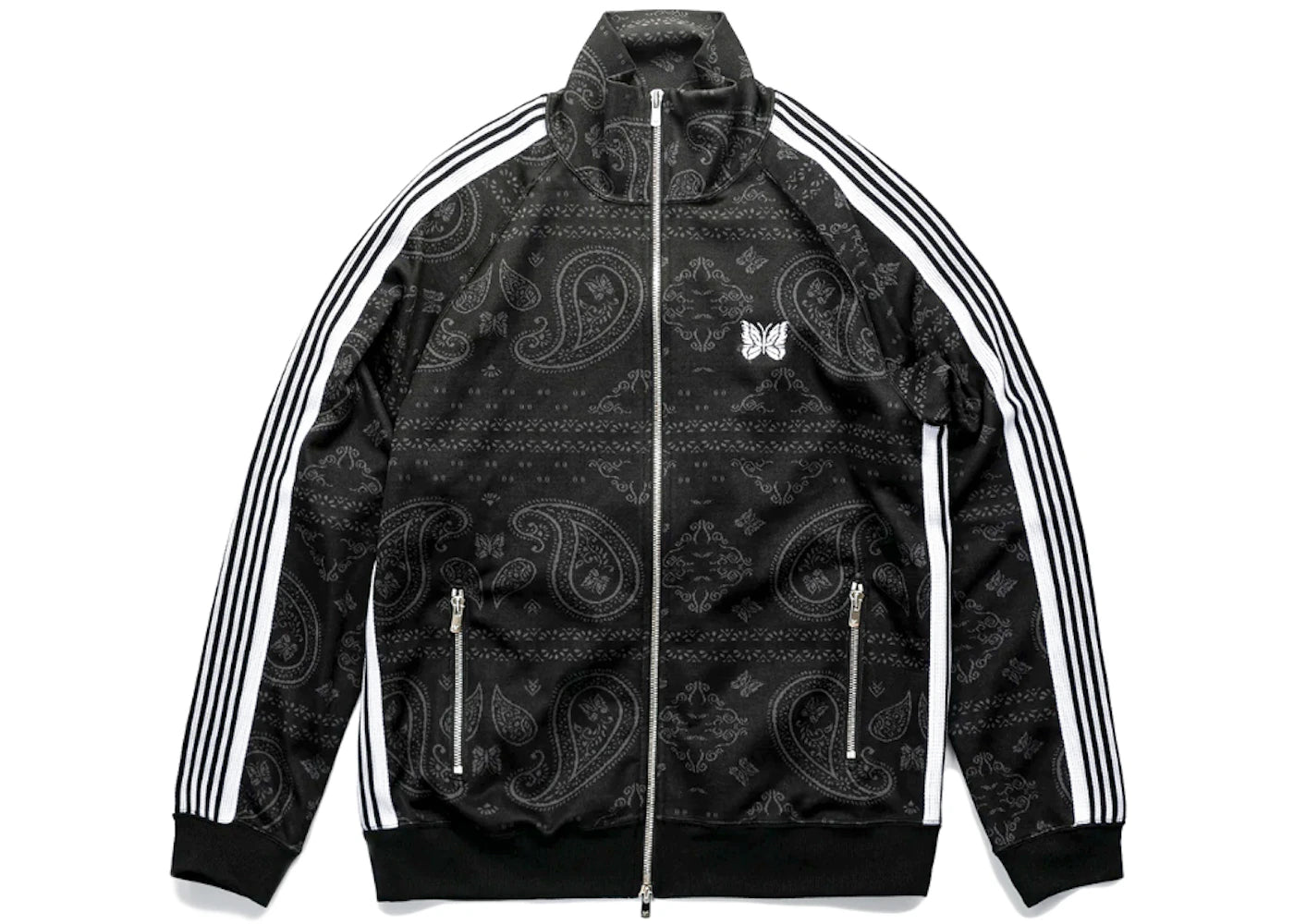 Needles x Nubian Track Jacket Black Paisley