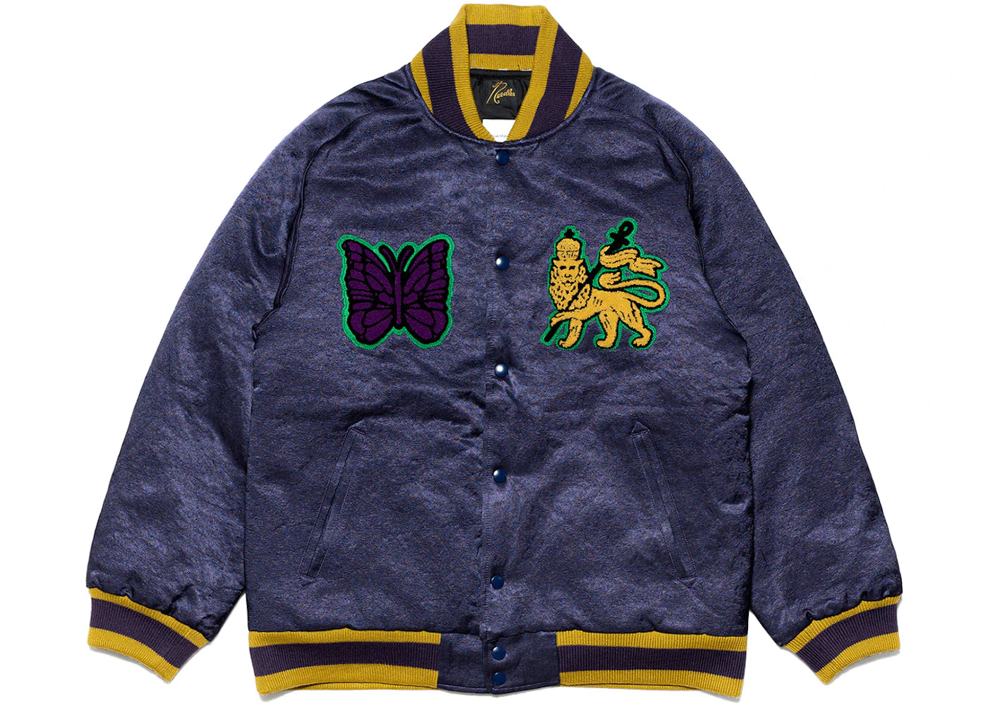 Needles x Sasquatchfabrix. Award C/R Satin Jacket Purple