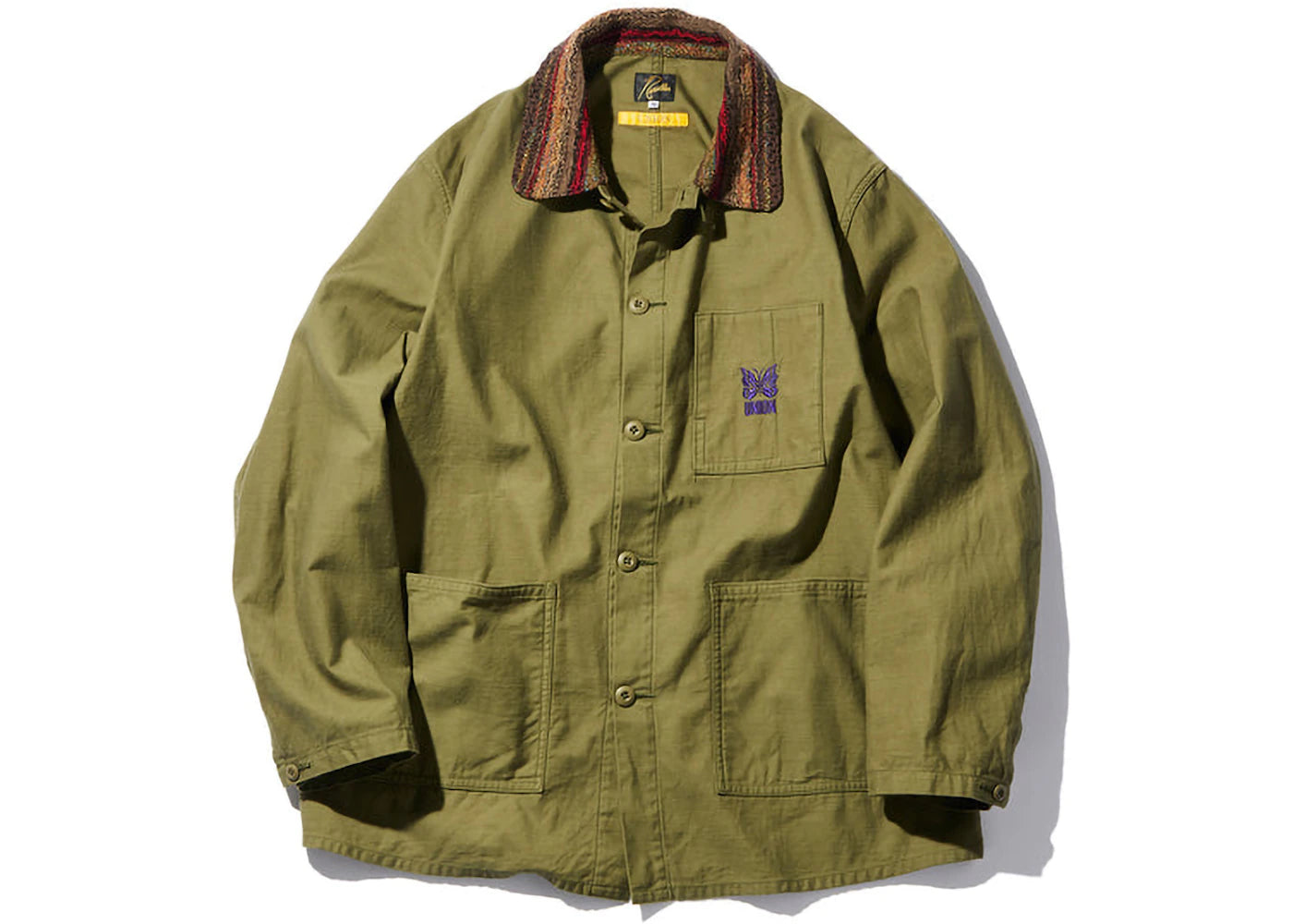 Needles x Union D.N Coverall Jacket Olive