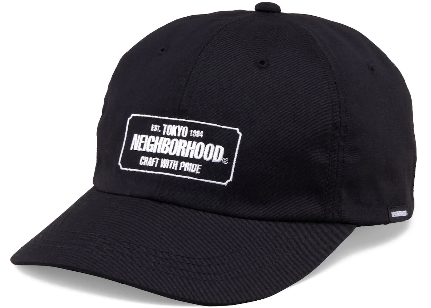 Neighborhood Dad Cap Black