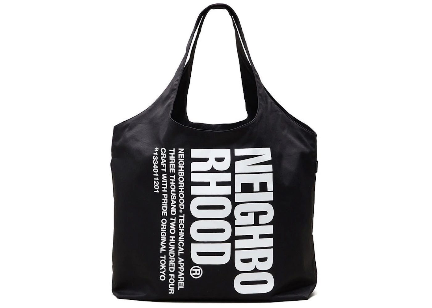 Neighborhood Hong Kong Store Exclusive Tote Bag Black