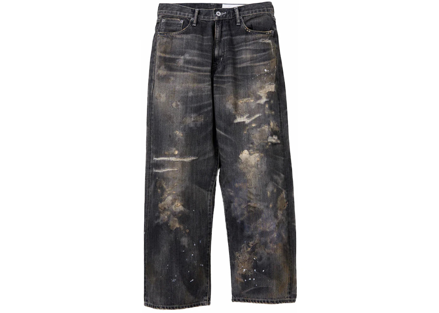 Neighborhood Savage Denim DP Wide Pant Black