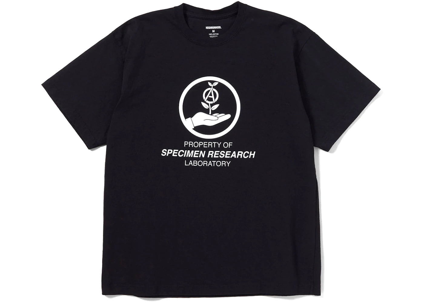 Neighborhood Specimen Research Lab Logo Tee Black