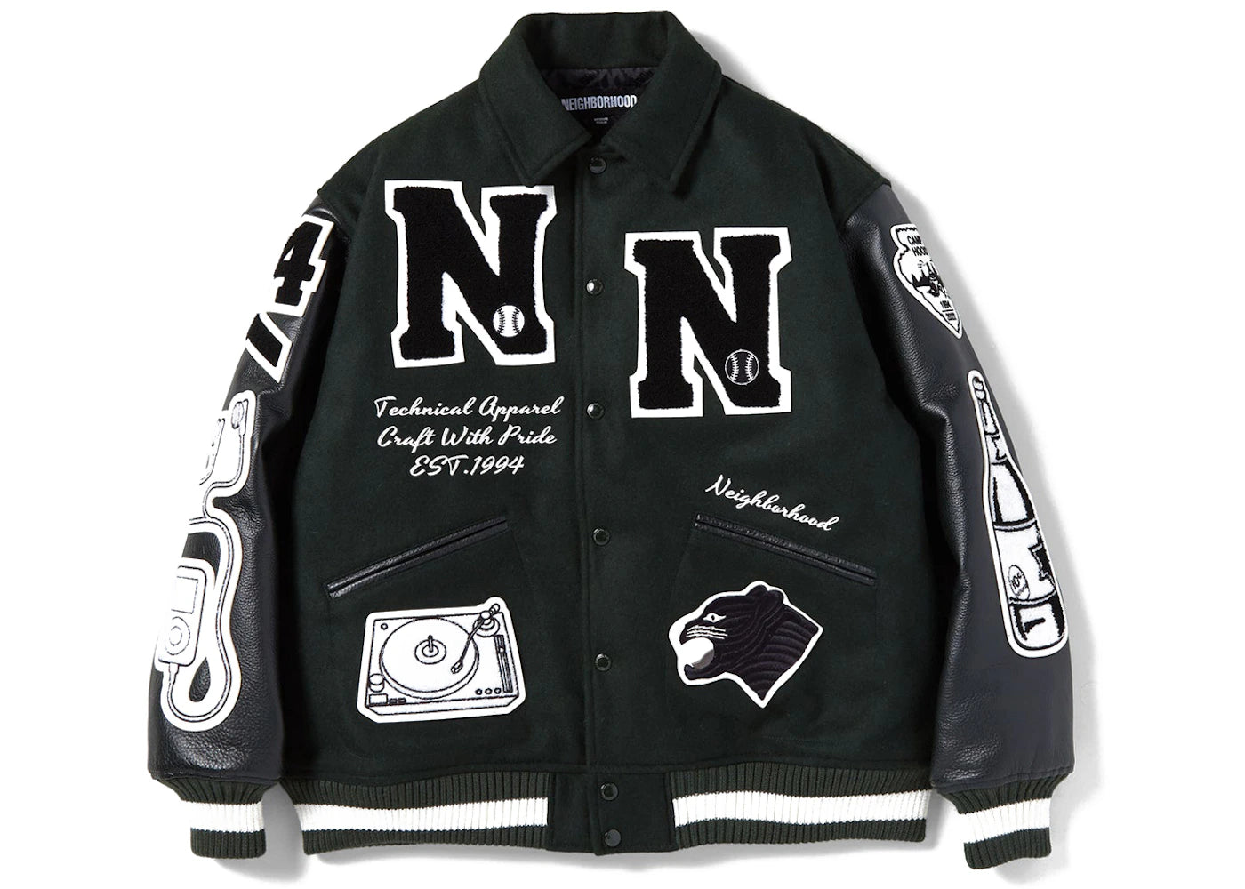 Neighborhood Stadium Award Jacket Green